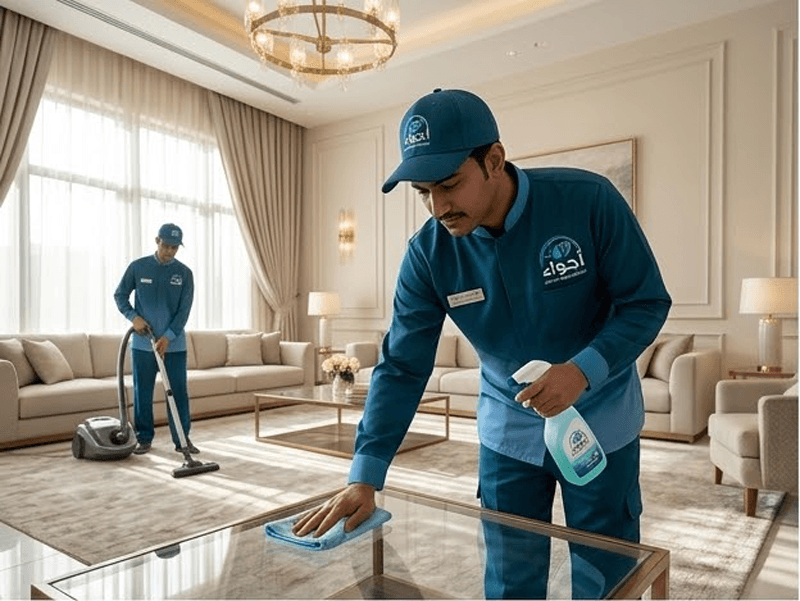 أيقونة خدمة تنظيف المنازل من شركة أجواء