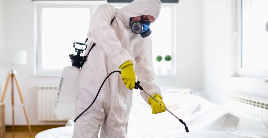 خدمة مكافحة الحشرات الاحترافية من شركة أجواء باستخدام أحدث التقنيات في الرياض